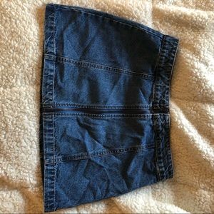Super cute f21 zip up jean skirt